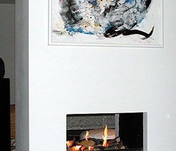 Gasgestookte openhaard 08